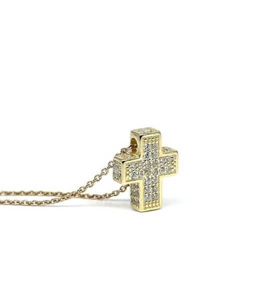 Brilliant cross collection necklace - 15436