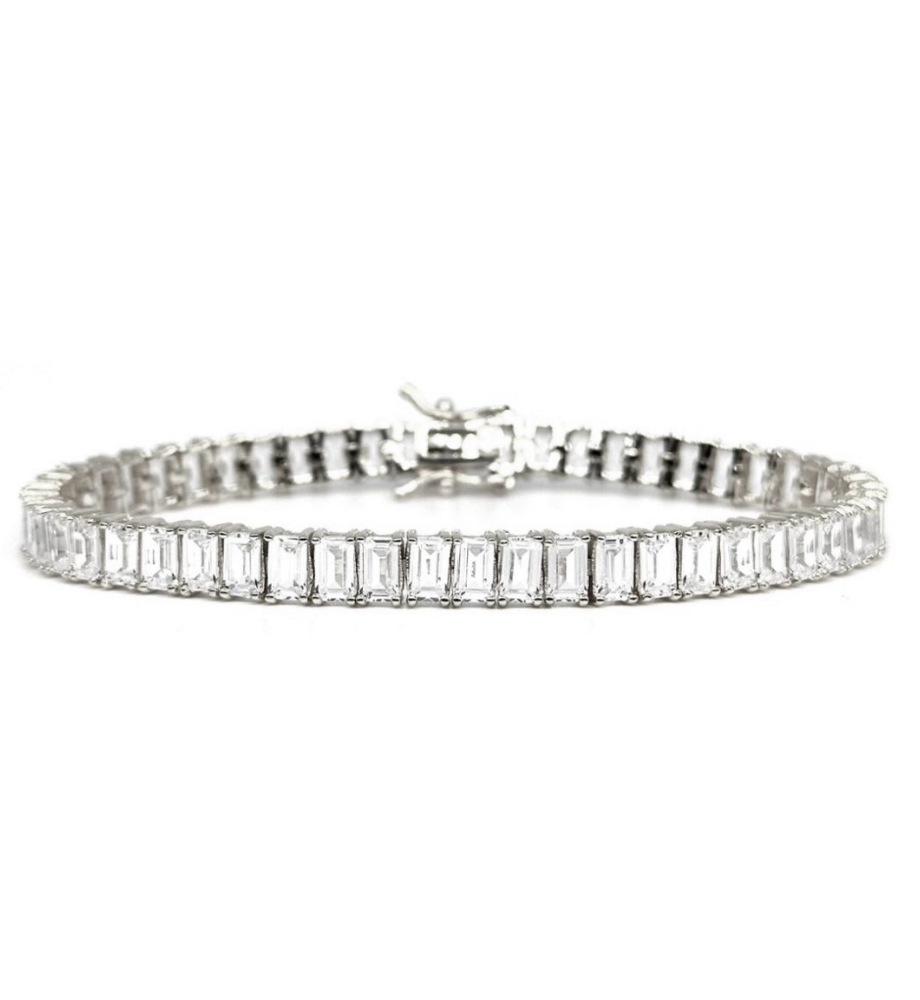 Synthetic sales diamond bracelet