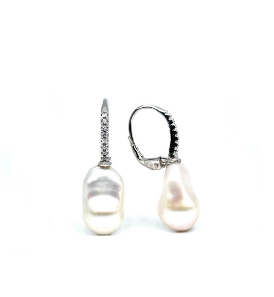 Orecchini perla naturale barocca Collezione Australia - 16094