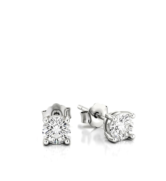 Orecchini punti luce collezione Moissanite