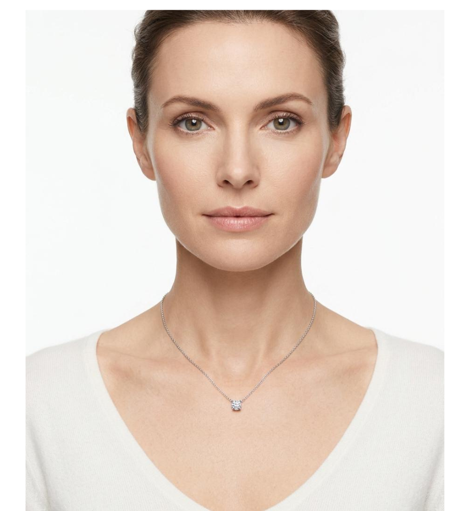 Collana punto luce collezione Moissanite