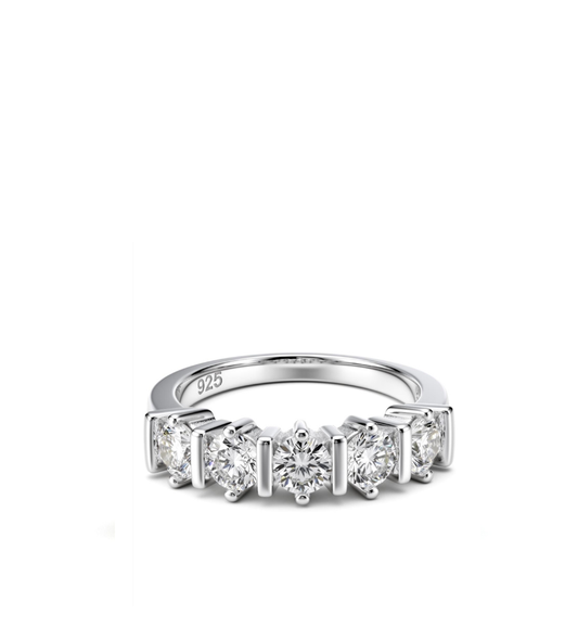 Anello veretta collezione Moissanite - 17251