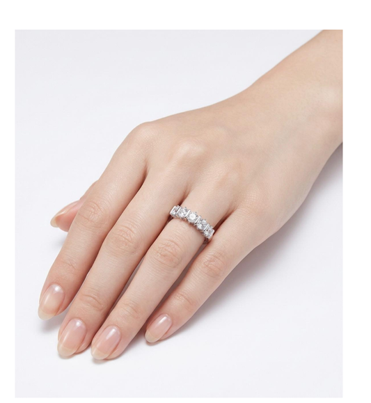 Anello veretta collezione Moissanite - 17251