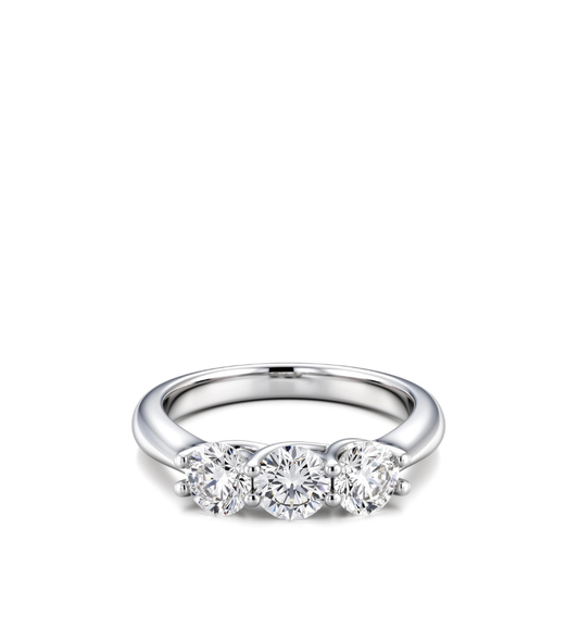 Anello trilogy collezione Moissanite - 17286