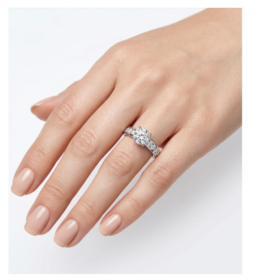 Anello solitario collezione Moissanite - 17257