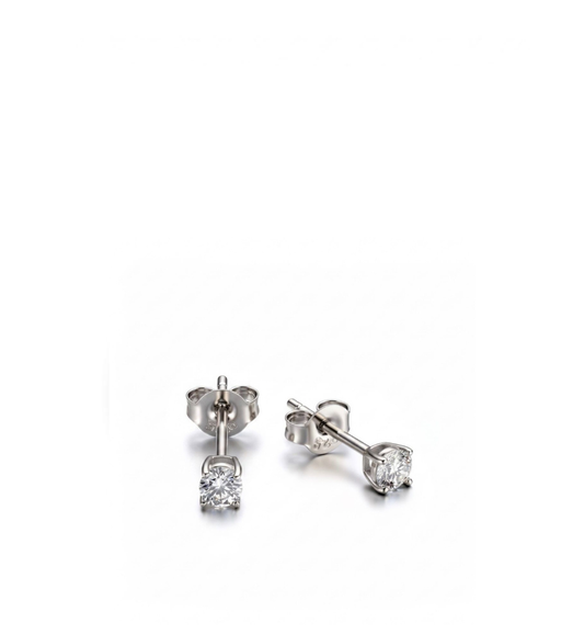 Orecchini punti luce collezione Moissanite