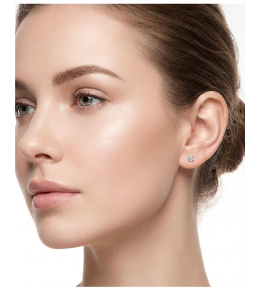 Orecchini punti luce collezione Moissanite
