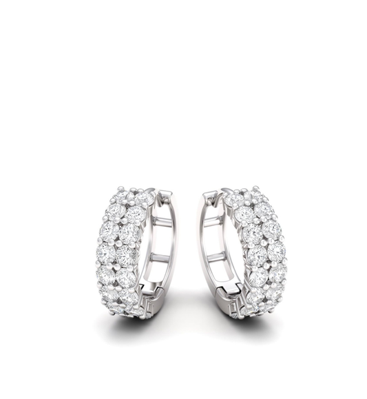 Boucles d'oreilles collection Moissanite - 17367