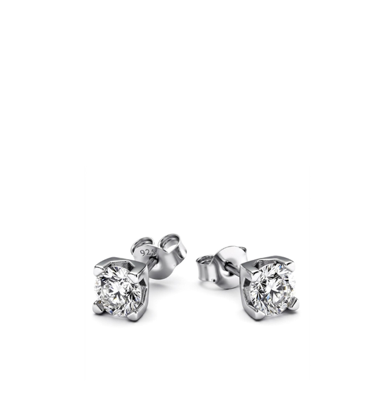 Orecchini punti luce collezione Moissanite - ct 1.60