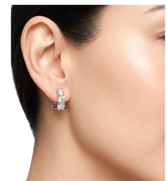 Orecchini collezione Moissanite-ct 3 tot