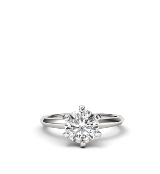 Anello solitario collezione Moissanite - ct 2