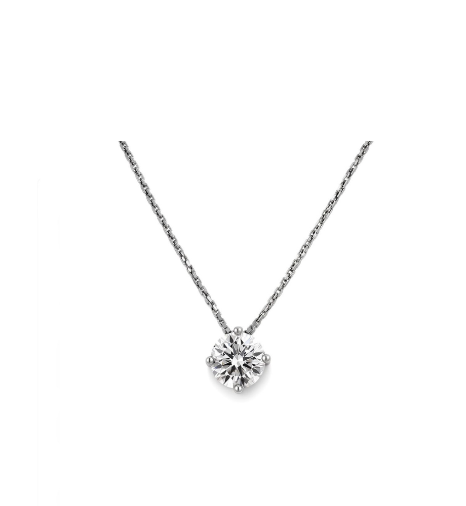 Collana punto luce collezione Moissanite - ct 1.25