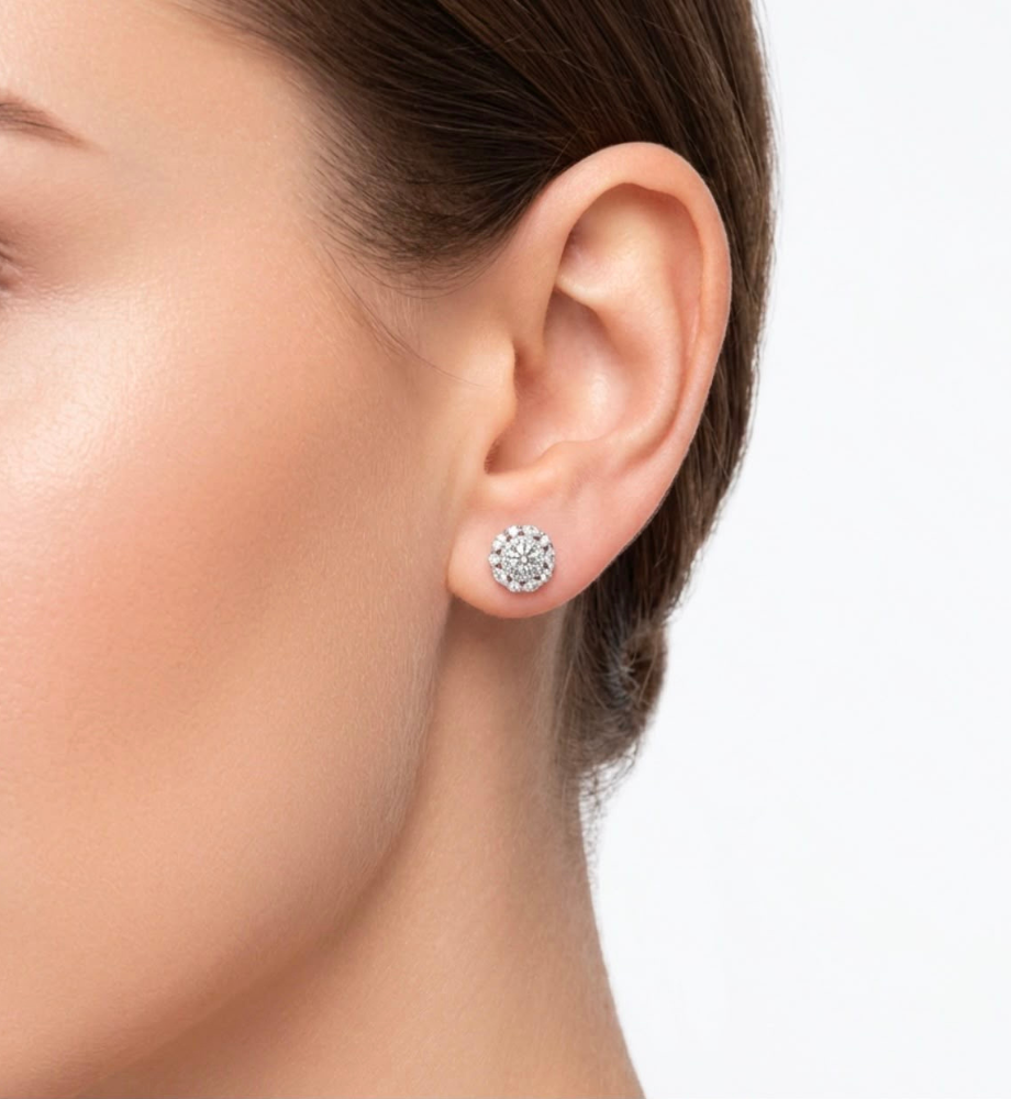 Orecchini collezione Moissanite - ct 0.60