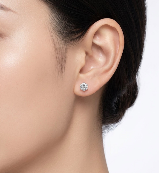 PRONTA CONSEGNA Orecchini punti luce collezione Moissanite - 17642