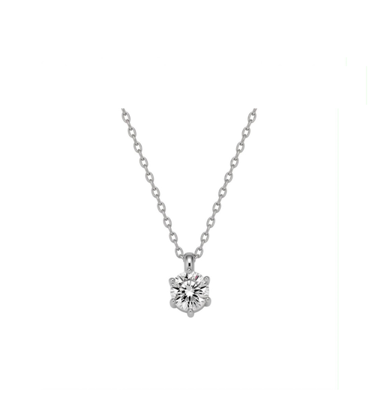 Collana punto luce collezione Moissanite - ct 0.50