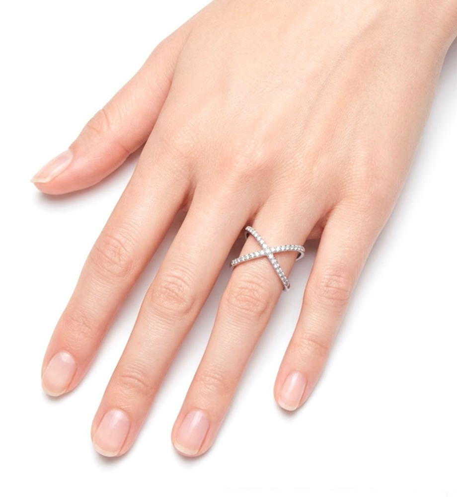 Anello collezione Moissanite - ct 0.32