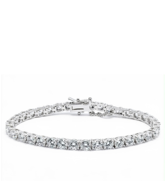 Bracelet tennis - 0.11 ct par pierre