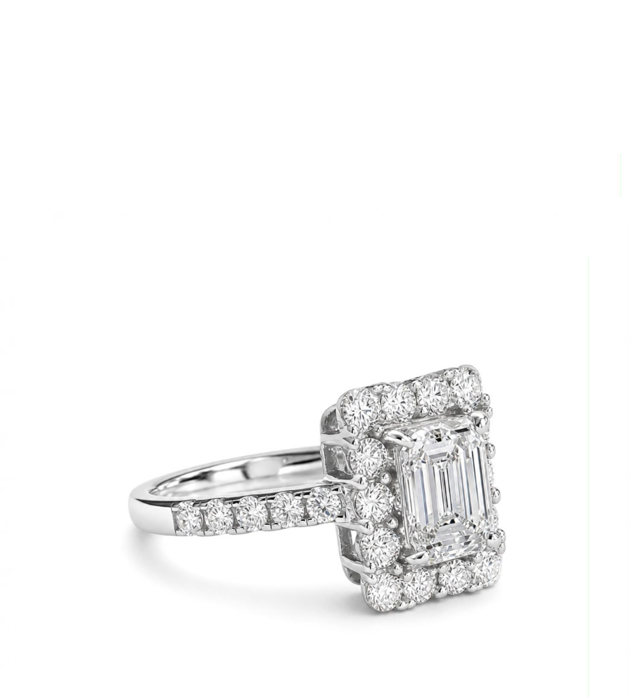 Anello solitario collezione Moissanite - ct 2