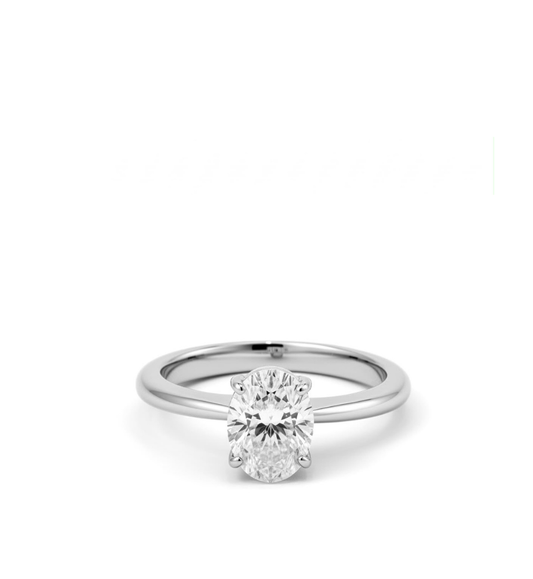 Anello solitario collezione Moissanite - ct 1.50