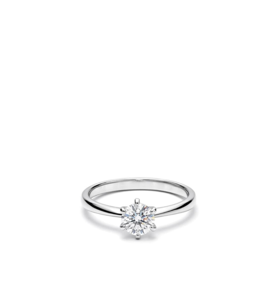 PRONTA CONSEGNA Anello solitario collezione Moissanite - ct 0.60