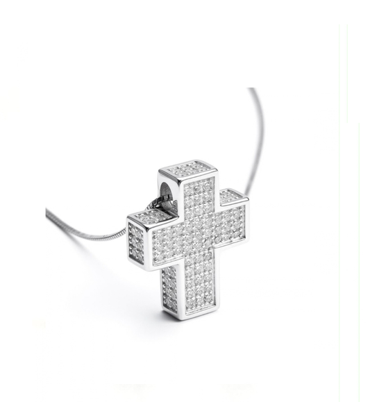 Brilliant cross collection necklace - 14916
