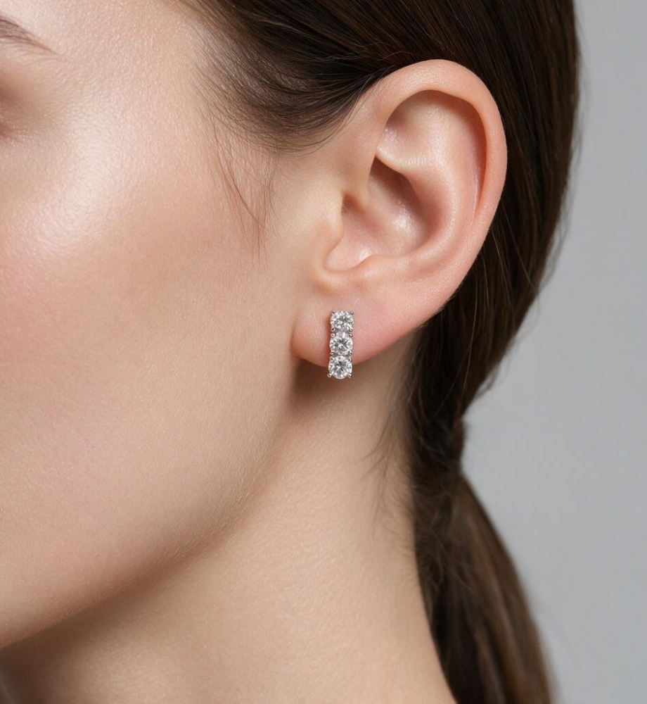 Orecchini collezione Moissanite - 17728