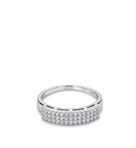 Anello veretta collezione Moissanite-ct 0.41