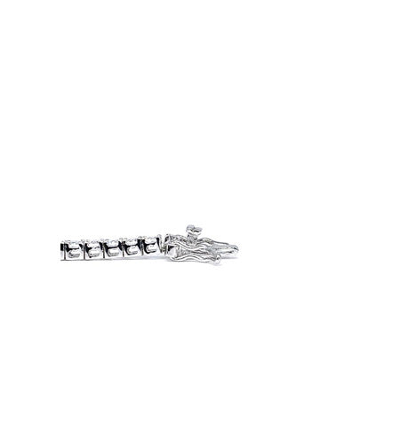 Brillante Collection tennis bracelet with side studs