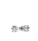 6-prong nail and butterfly light point earrings Brillante Collection