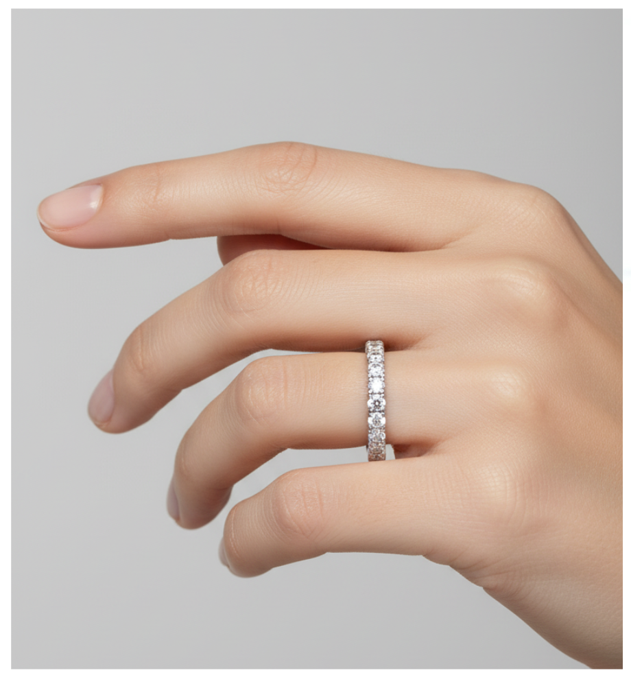 Anello Eternity Collezione Brillante