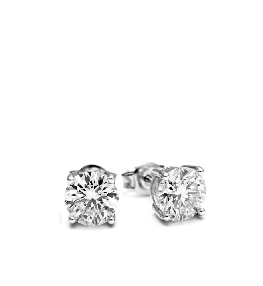 Orecchini punti luce collezione Moissanite