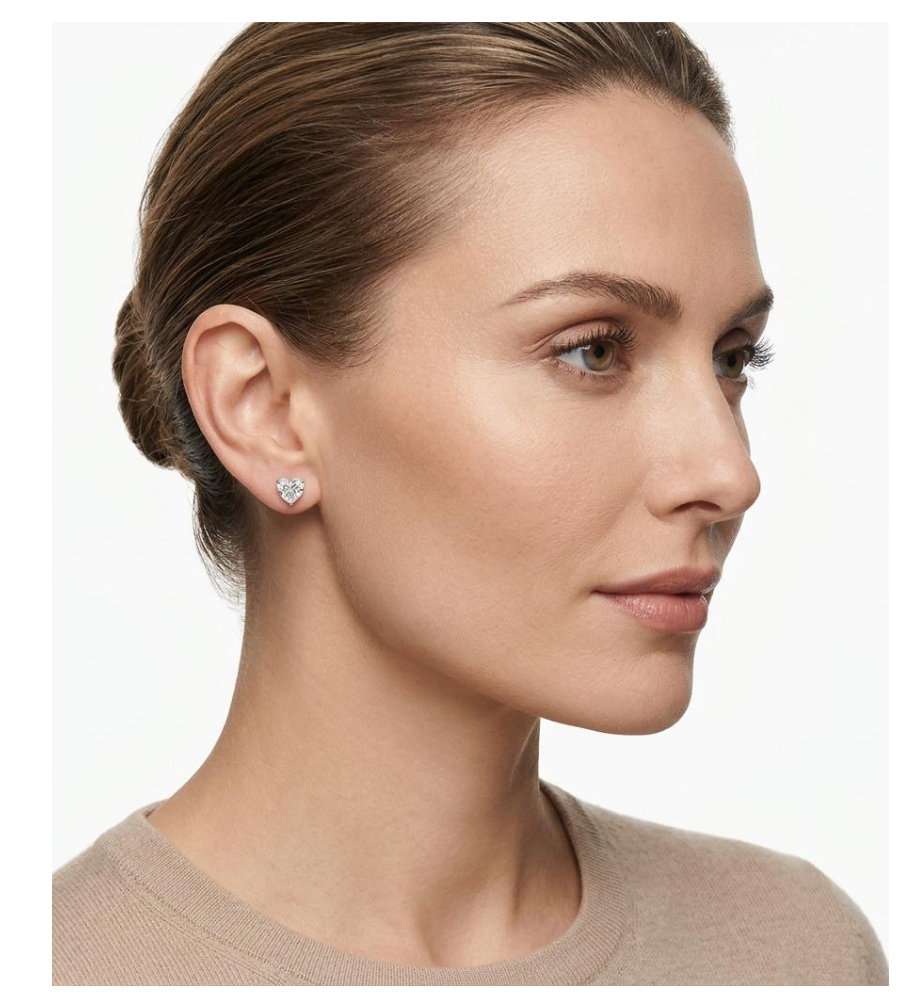 Orecchini punti luce collezione Moissanite