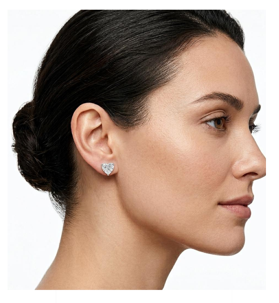 Orecchini punti luce collezione Moissanite