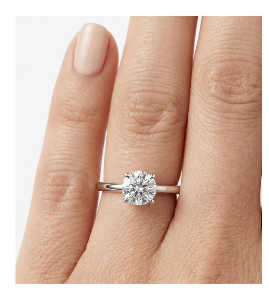 Anello solitario collezione Moissanite - 17243