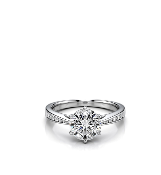 Anello solitario collezione Moissanite - 17246