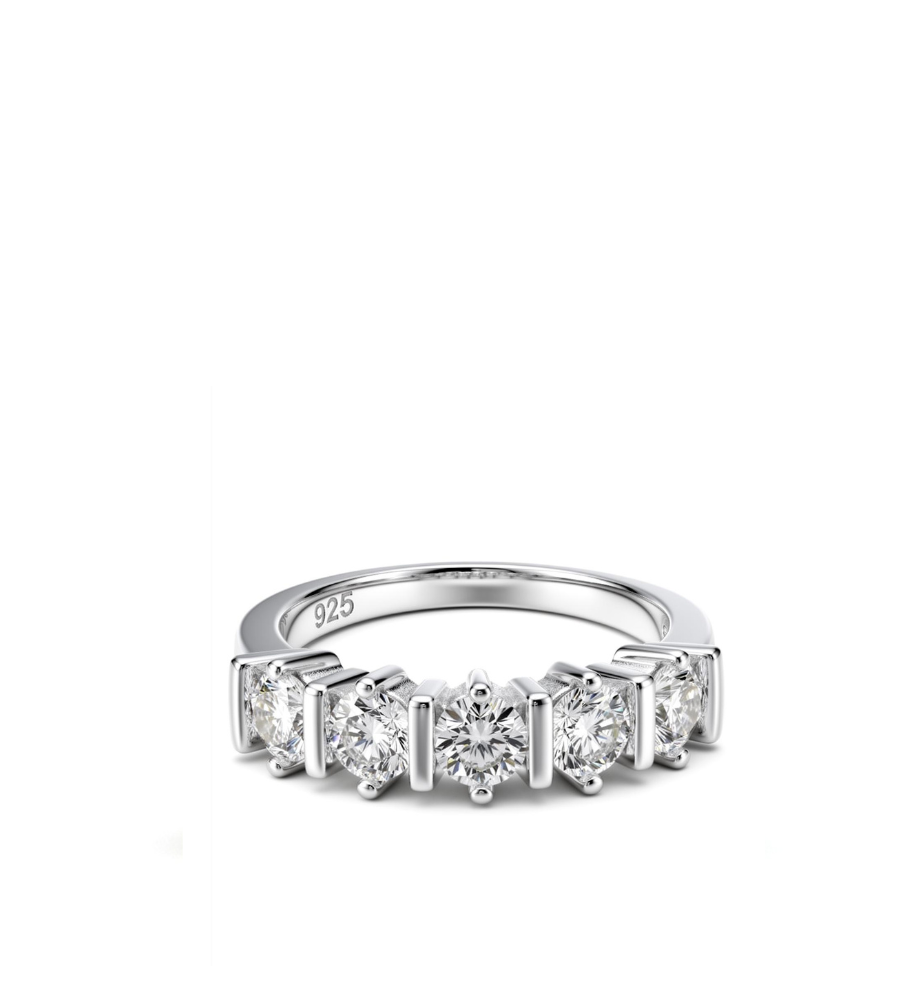 Anello veretta collezione Moissanite - 17251