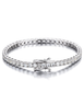 Bracciale collezione Moissanite - ct 0.06 a pietra cm 16