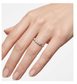 Trilogy ring Moissanite collection - 0.30 ct total