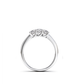 Trilogy ring Moissanite collection - 0.30 ct total