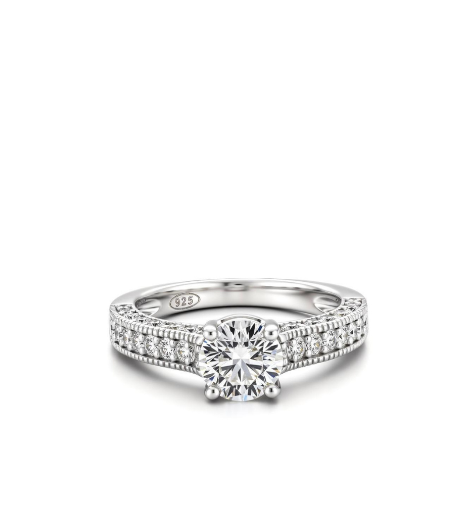 Anello solitario collezione Moissanite - 17005