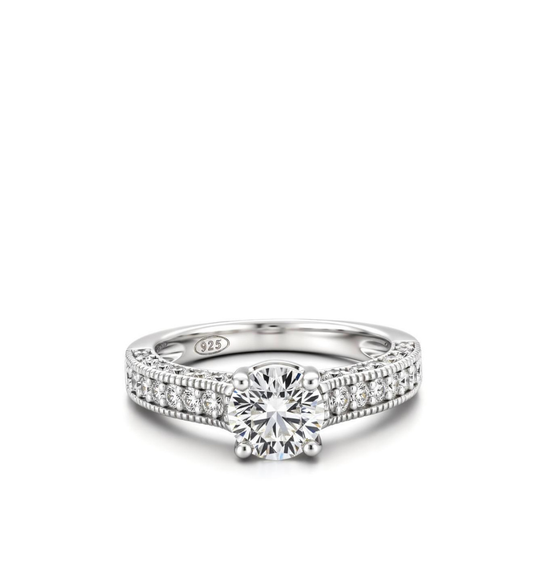 Anello solitario collezione Moissanite - 17005