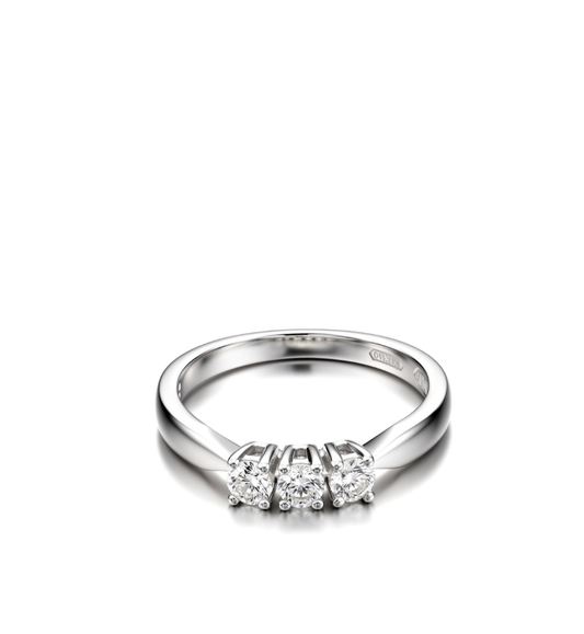 Anello trilogy collezione Moissanite - 17322