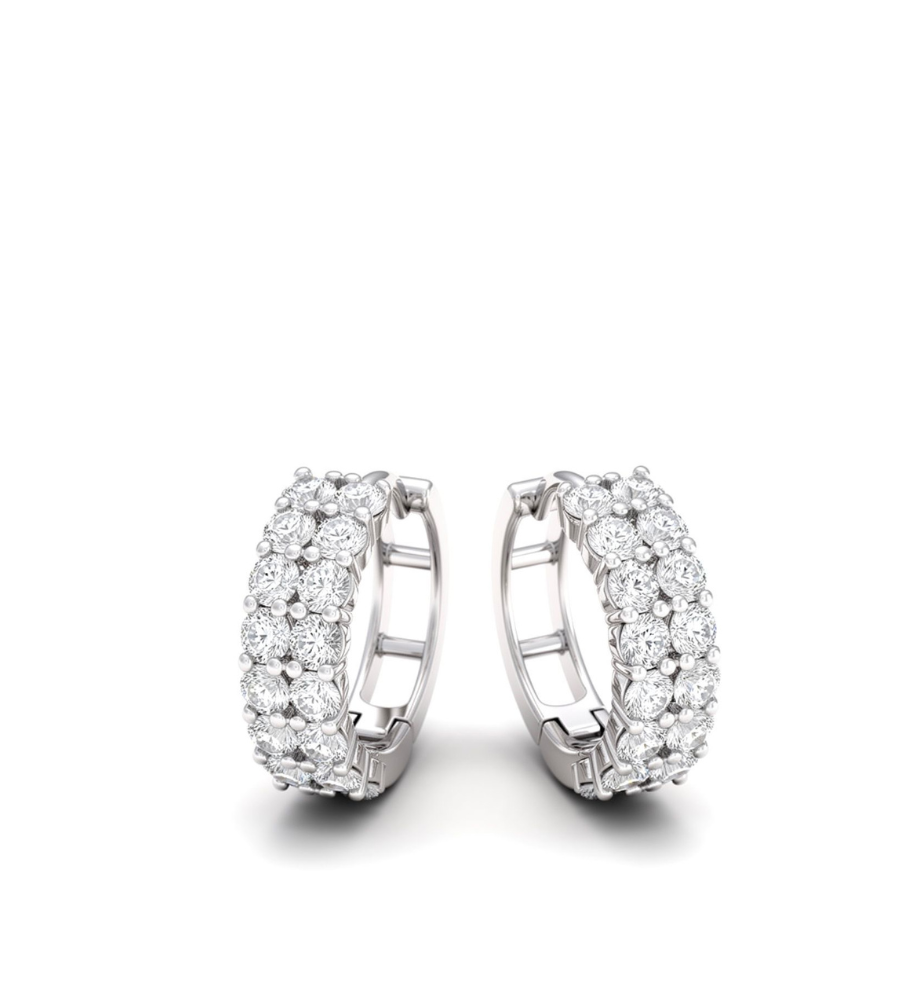 Boucles d'oreilles collection Moissanite - 17367