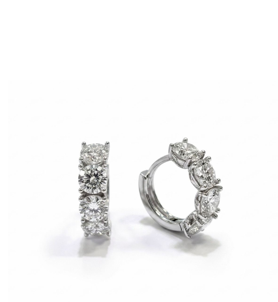 Boucles d'oreilles collection Moissanite - 17369