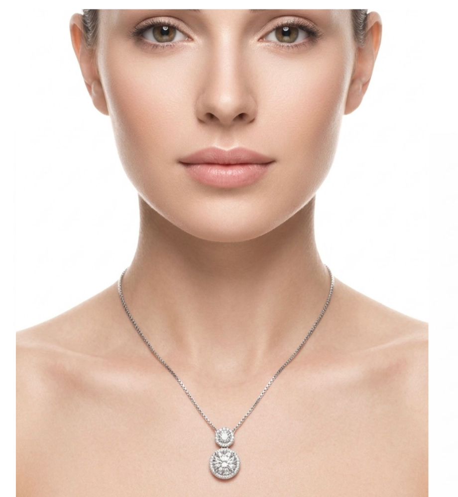 Collana collezione Moissanite - ct 2.50 tot