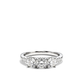 Moissanite Trilogy Ring Collection - 1.26 ct total