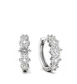 Orecchini collezione Moissanite - ct 2.60 tot