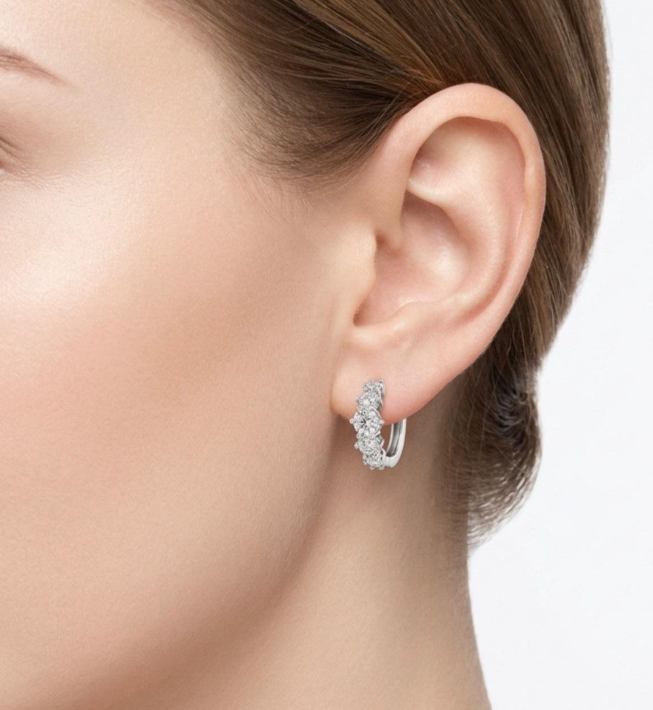Orecchini collezione Moissanite - ct 2.60 tot