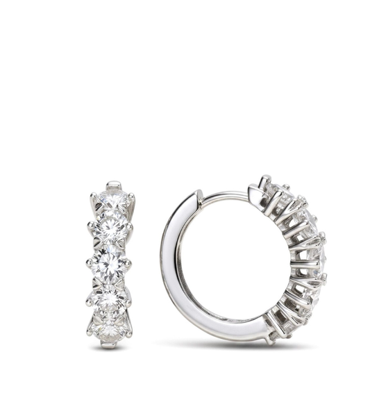 Orecchini collezione Moissanite-ct 3 tot