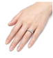 Anello veretta collezione Moissanite-ct 1.25 tot